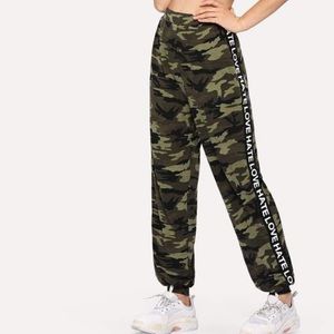 Camo sweat pants